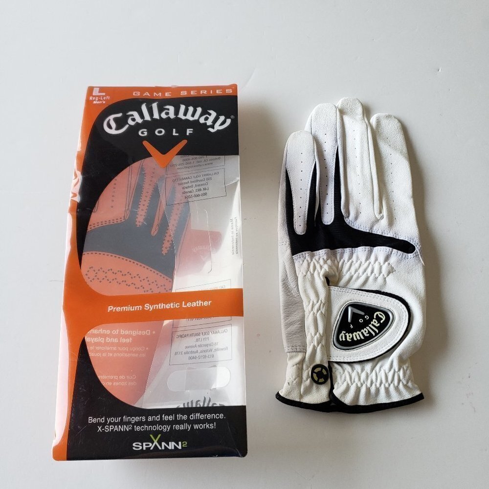 Unused Callaway Golf Mens Reg Left Glove Single Glove